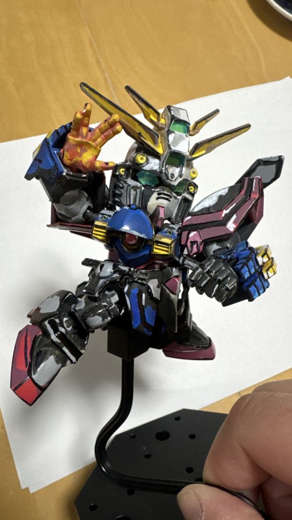 BB戦士 ゴッドガンダム–2枚目/制作者：あゆザク