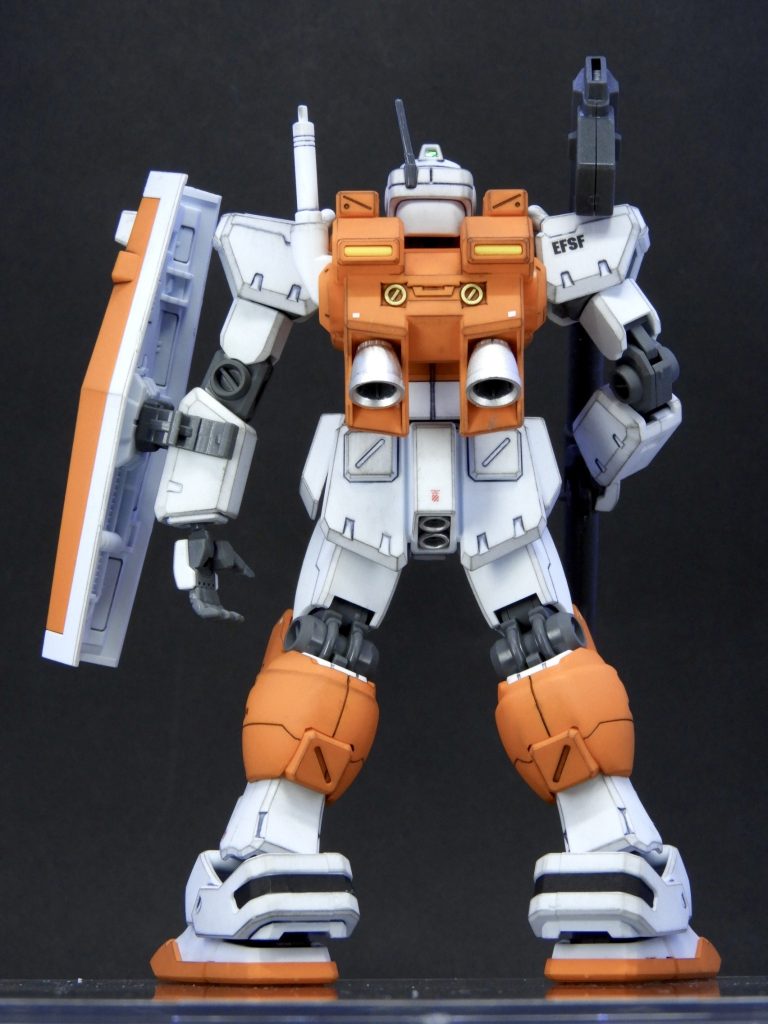 サクッとHGパワードジム–4枚目/制作者：ARIKA_plamozombie