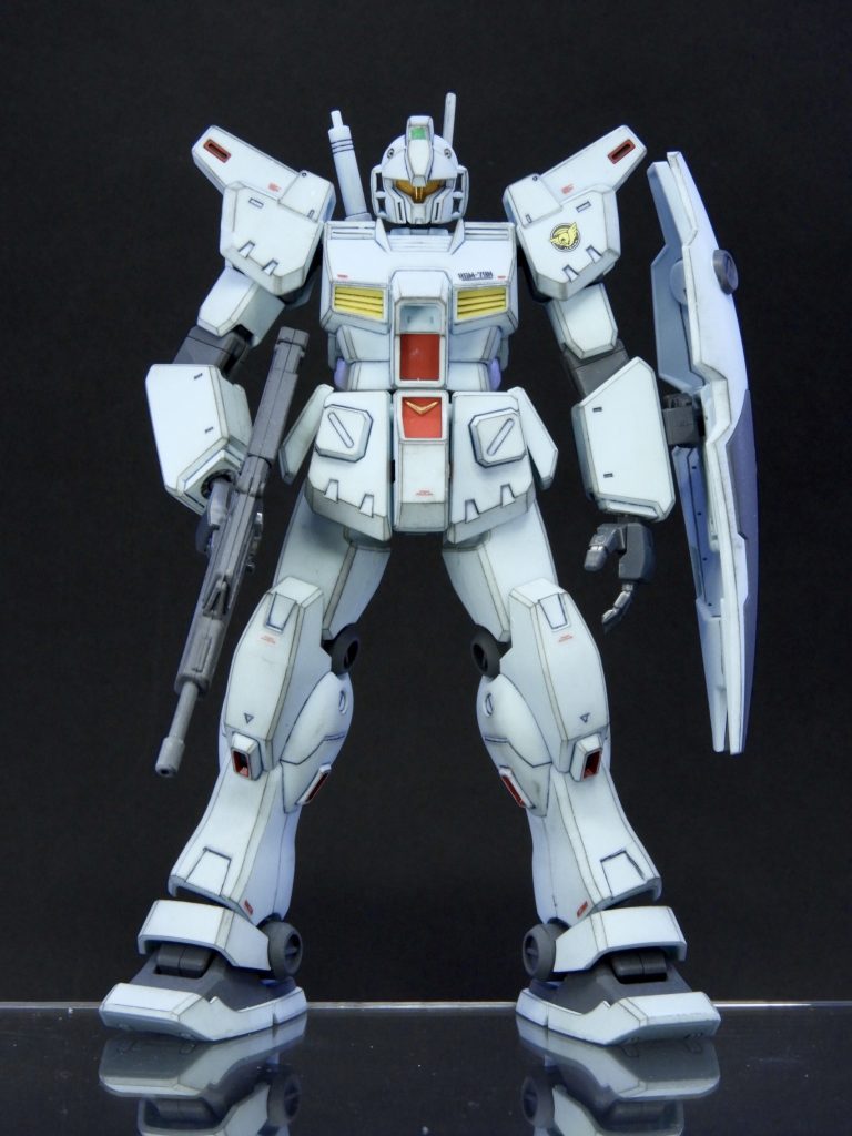 サクッとHGジムカスタム–2枚目/制作者：ARIKA_plamozombie
