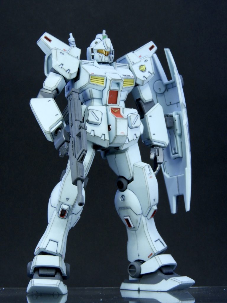 サクッとHGジムカスタム–3枚目/制作者：ARIKA_plamozombie