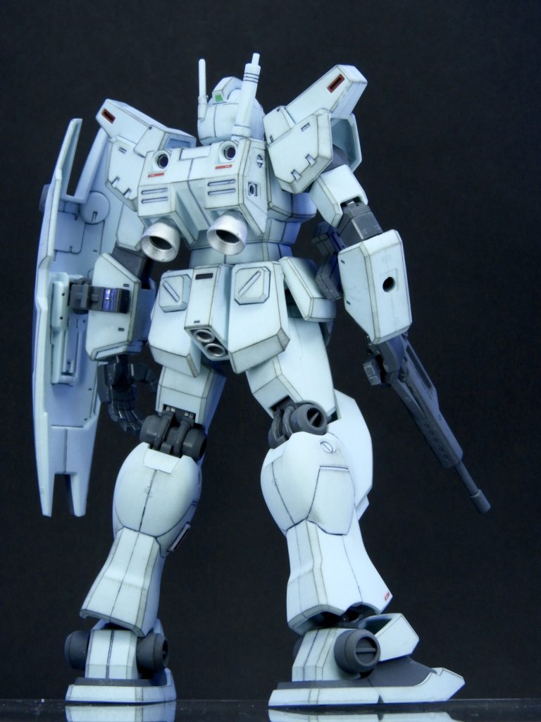 サクッとHGジムカスタム–4枚目/制作者：ARIKA_plamozombie