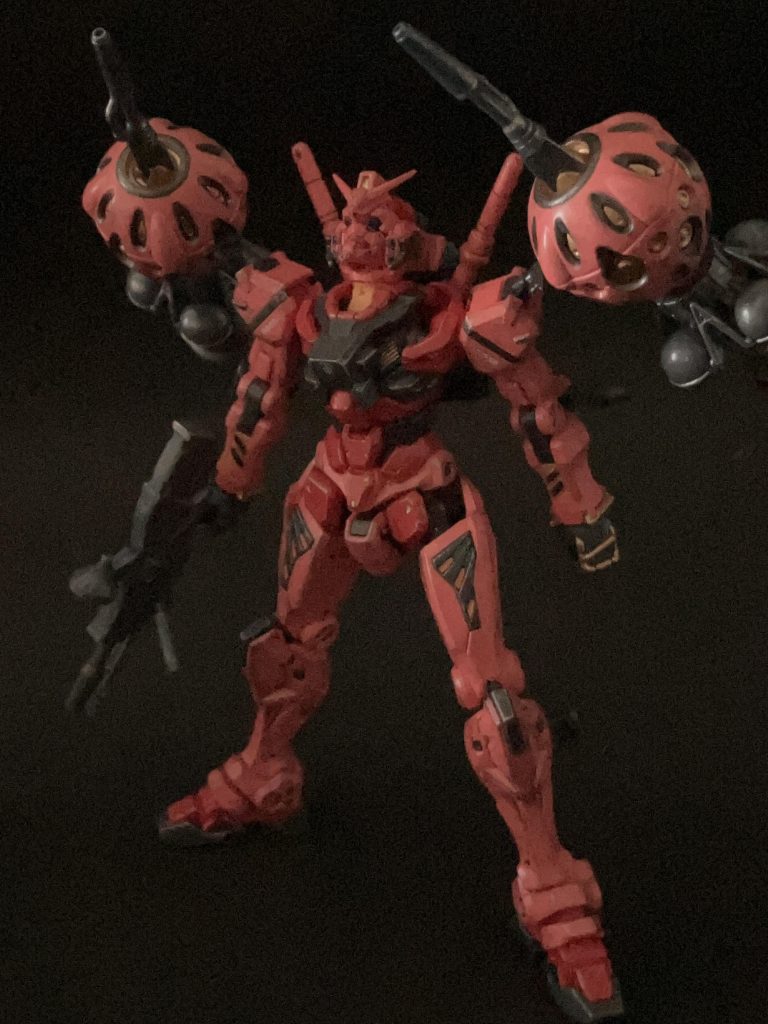HG 1/144 赤いガンダム–4枚目/制作者：かるすも