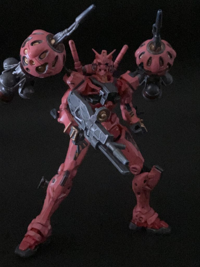 HG 1/144 赤いガンダム–5枚目/制作者：かるすも