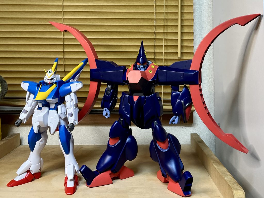 HGEX1/60V2ガンダムと並べるとこんな感じです。