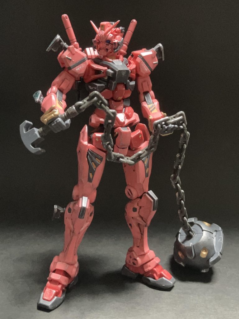 HG 1/144 赤いガンダム–3枚目/制作者：かるすも