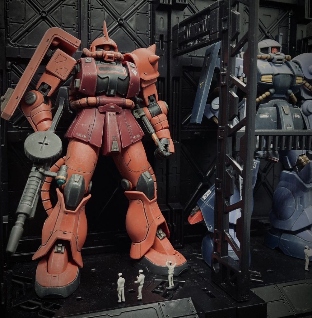 鉄道模型のフィギュアも配置してみました‼️