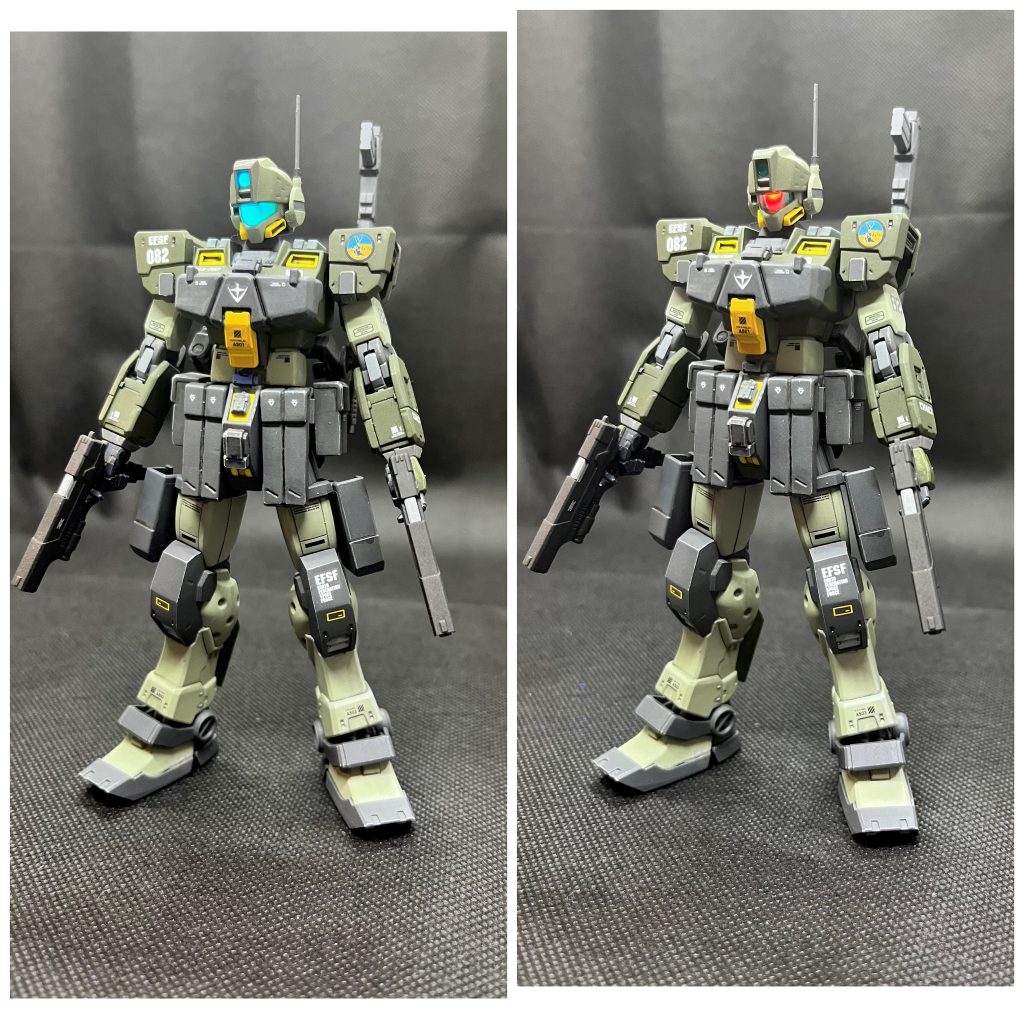 「EXAM」の残滓:リミッター解除モードこの機体は**「機体の反応速度を極限まで引き上げる」**ことに特化している。 * IF設定: クルスト博士の亡き後、連邦軍が独自にEXAMを解析した「擬似OS」を搭載。発動時はカメラアイが赤く発光し、スナイパー仕様でありながら近接格闘でも格上のゲルググを圧倒する機動性を見せる。