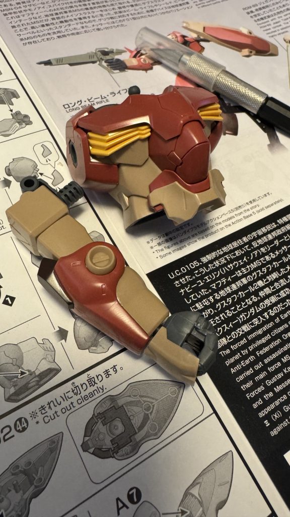 組みやすいキットでウキウキです(*´∇｀*)