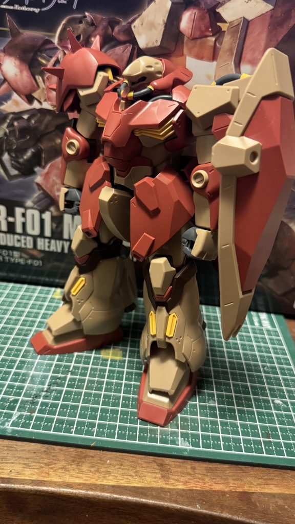 ひとまず素組！この状態でもボリュームあってめちゃカッコいいです！