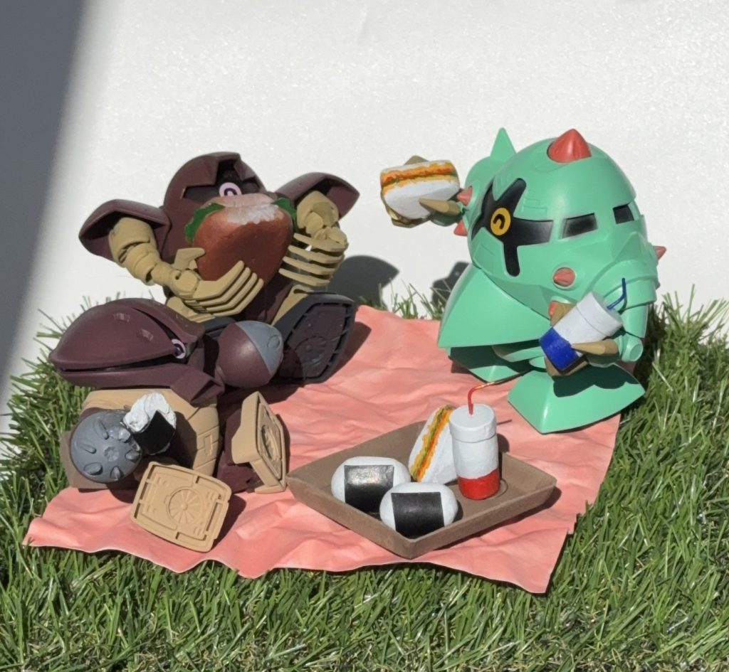 ピクニックしたっていいじゃない。水陸両用だもの。