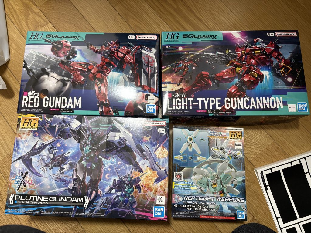 作品名：買っちゃった<p>ネプテイトウェポンズはもう組んだけど次何作ろうか悩む〜</p>
