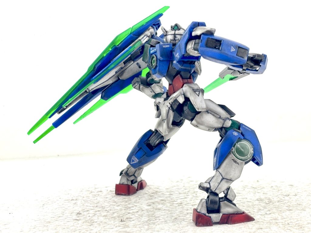 GNソード5構え。RGよりも動く動く‼️