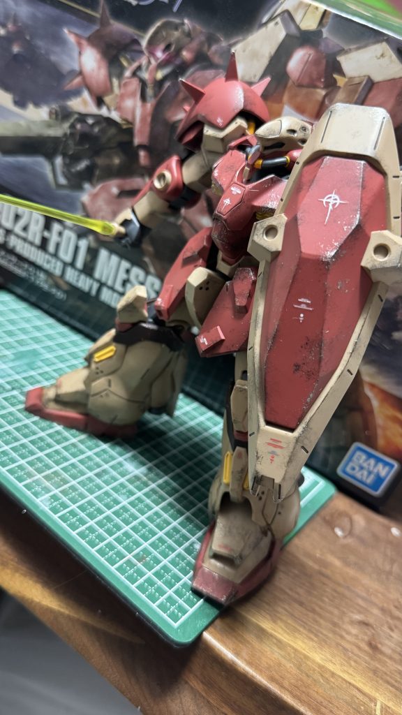 最後にチッピングを少々。これにて完成です。バックショットとかもどぞ💁