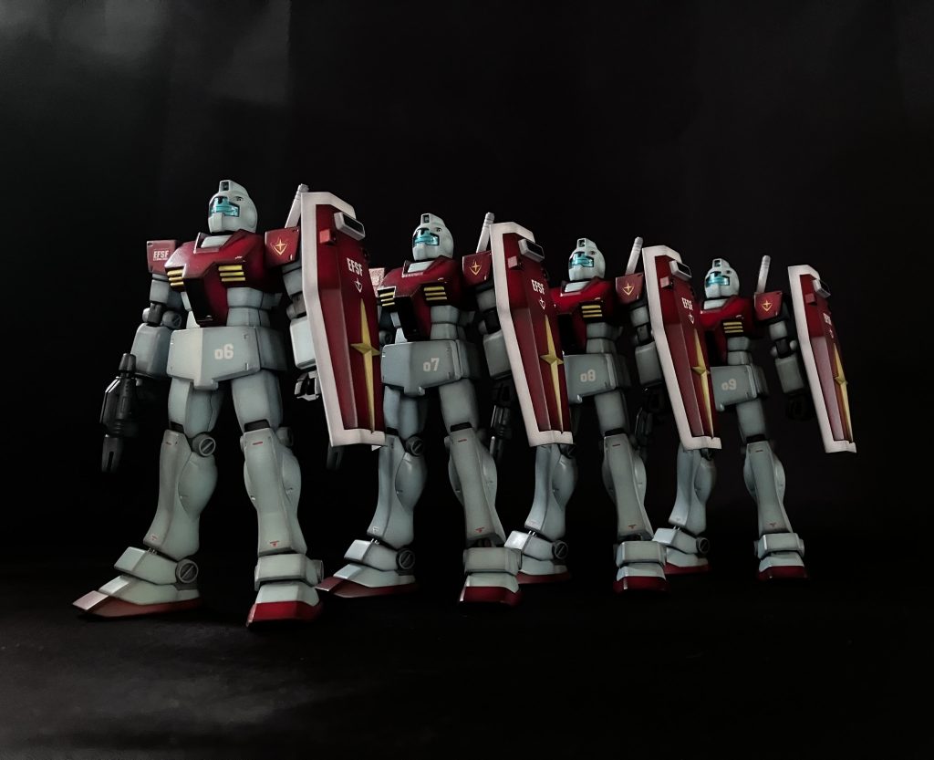 HGUCジム グラデーション塗装