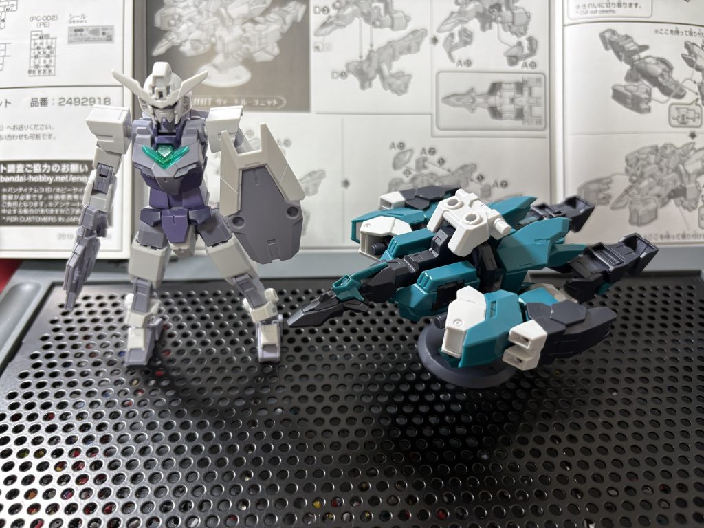 アーマーとコアガンダムの2ショット！コアチェンジさせるのもいいけどこっちも良き・・・