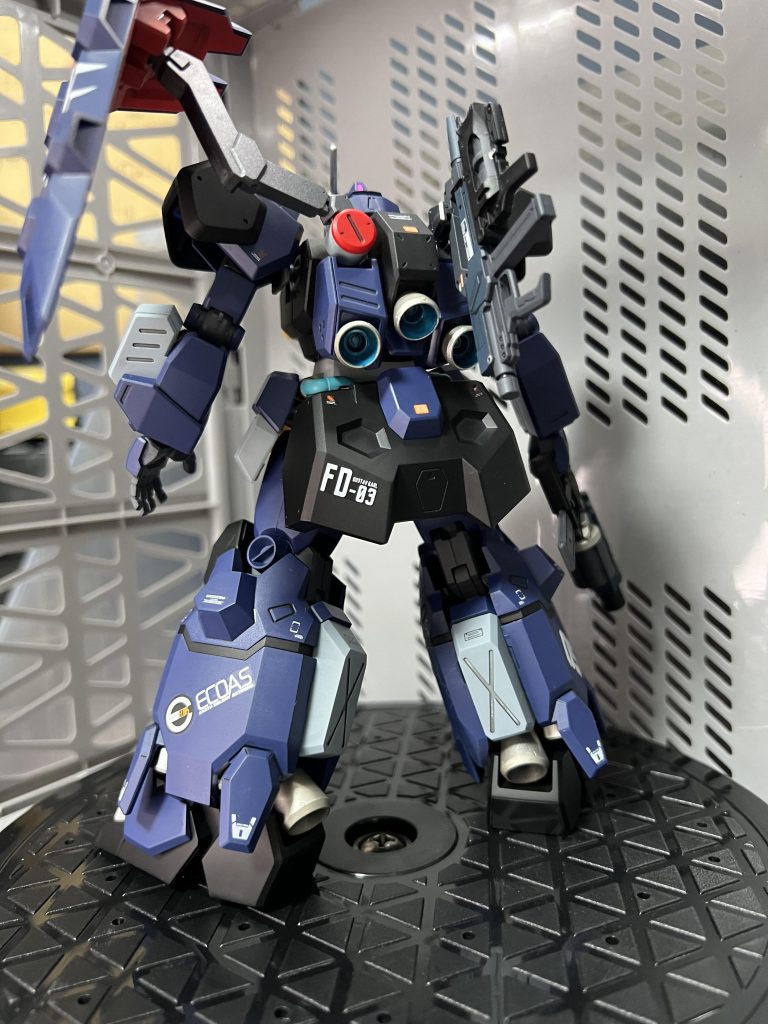 標準装備のライフルにはグレネードを取り付け。バズーカは省略しました。