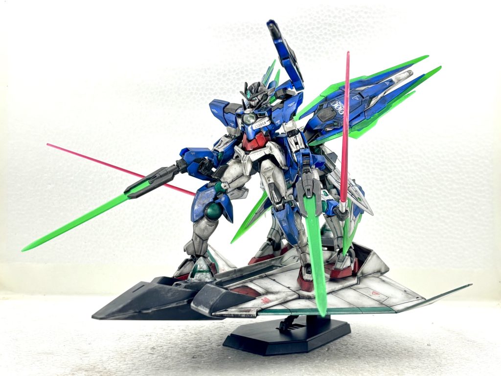 乗せてみました。クアンタ・ペガサス&GNブレードライダー。