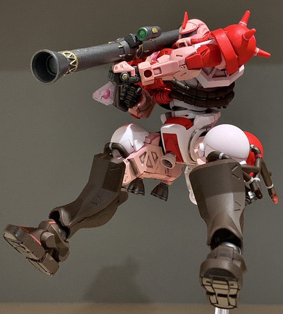 元々のキットの出来がいいので、どんなポーズをとらせてもかっこいいですね。