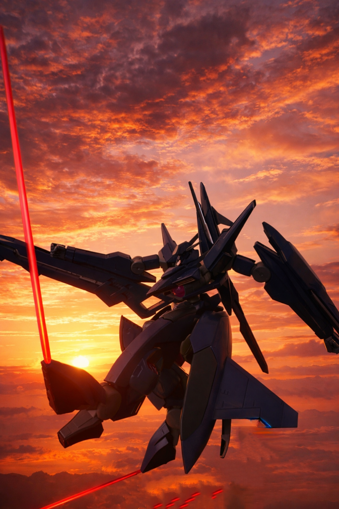 夕日をバックにガオーン！&nbsp;&nbsp;