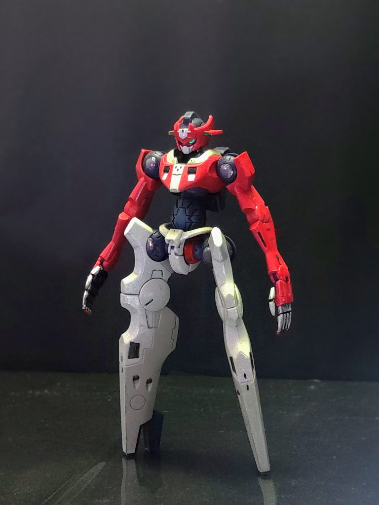 アクリル絵の具で成形色を活かした簡単フィニッシュが出来ないかやってみました