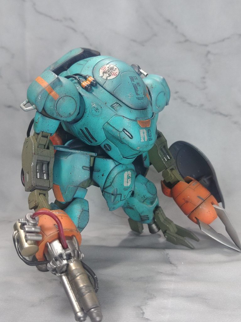 キット自体の出来が良い。こいつのあまりパーツとマシーネンのあまりパーツのみでミキシング謎縛りですね。