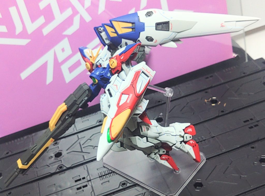 初RG、ウイングガンダムゼロ、ギブバース❗–4枚目/制作者：BBQインストラクターK