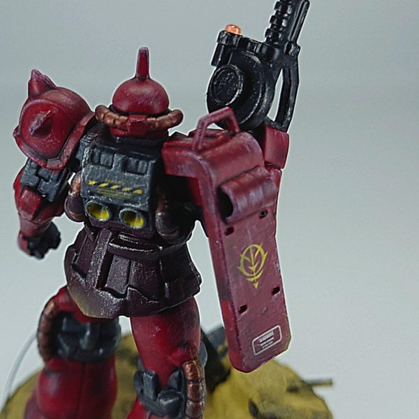 ザクの日　シャア専用ザク（ガンダムアッセンブル）