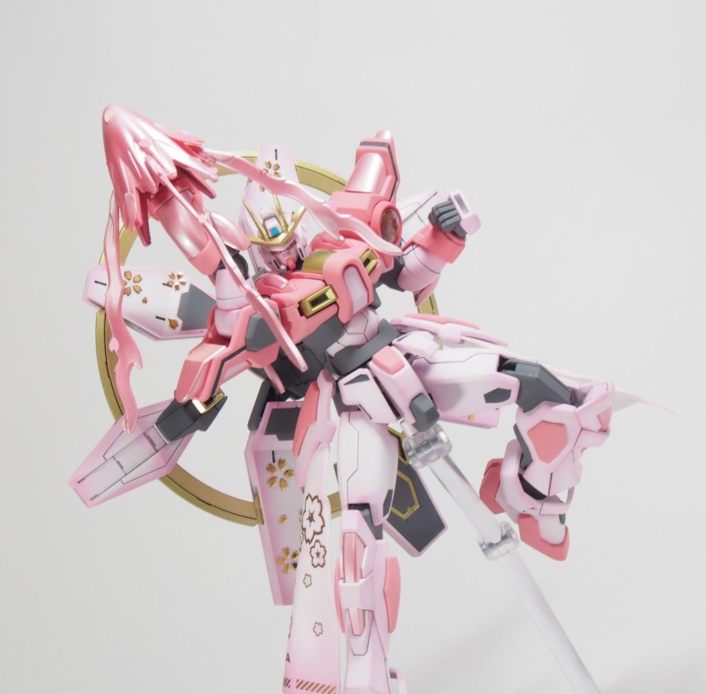 桜バーニングガンダム–7枚目/制作者：@LmoWorks