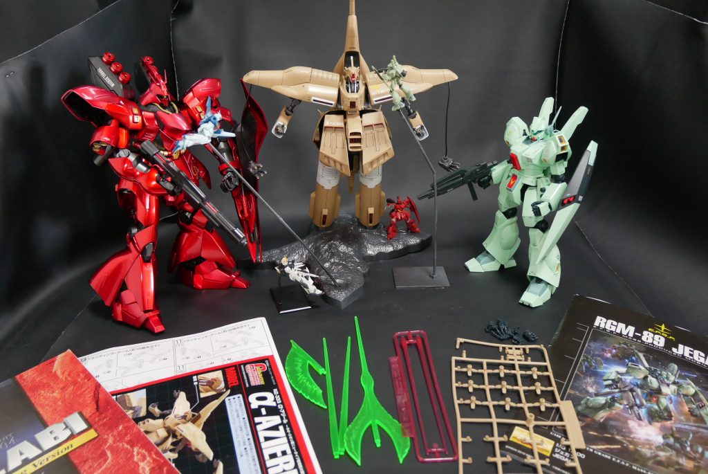 MG　逆襲のシャア　サザビー　メタリックコーティング＋　MG　ジェガン＋　α・アジール　豪華セット–6枚目/制作者：suteteko76