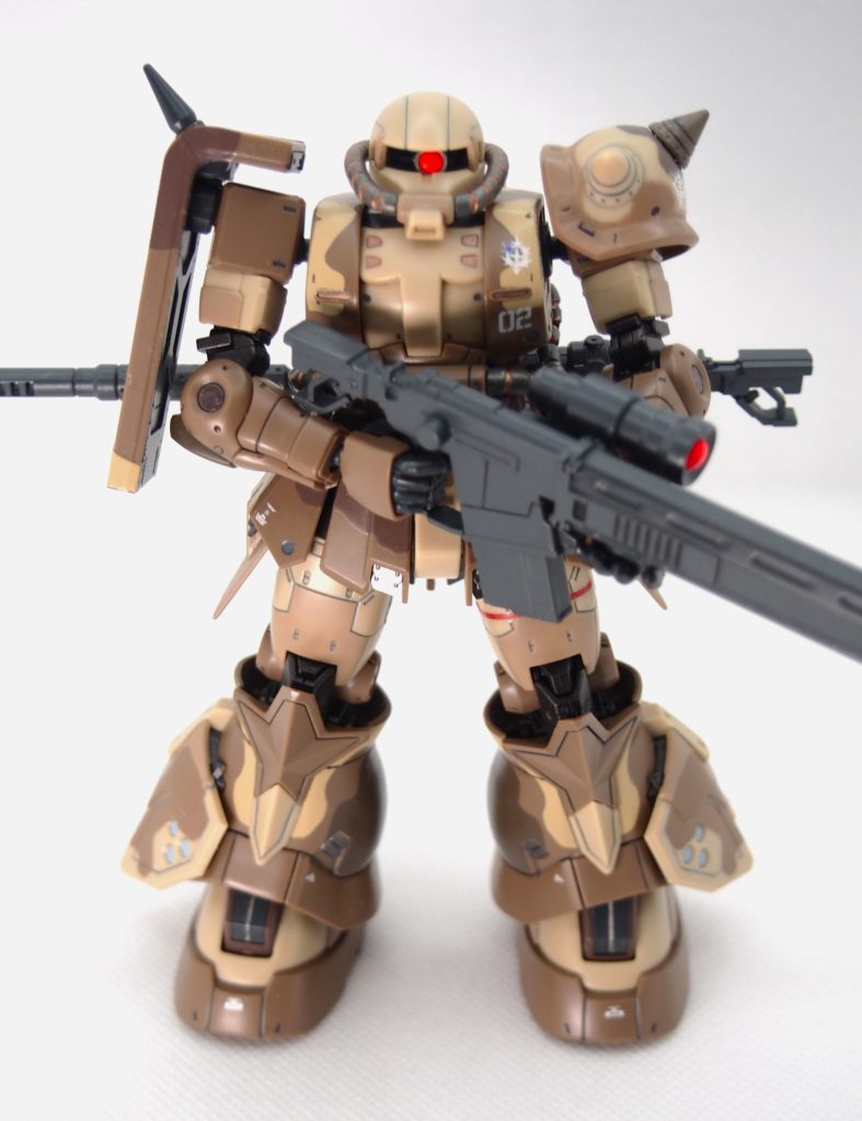 HG MS-06GD ZAKU HIGH MOBILITY SURFACE TYPE [WALD] 筆塗部分塗装–2枚目/制作者：KZ_