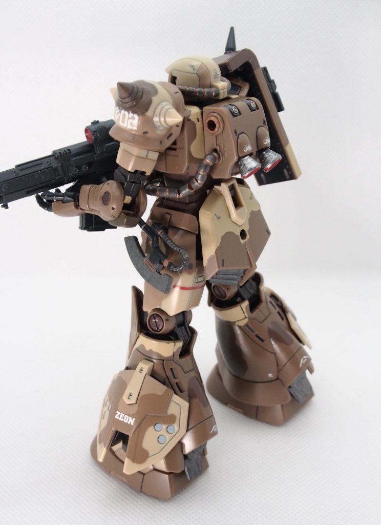 HG MS-06GD ZAKU HIGH MOBILITY SURFACE TYPE [WALD] 筆塗部分塗装–2枚目/制作者：KZ_