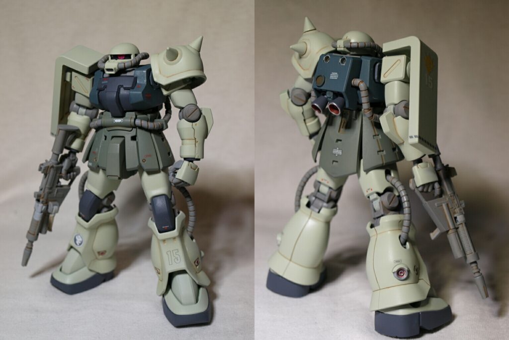 F2は傑作キットだと思います無改造でそのまま塗装しました