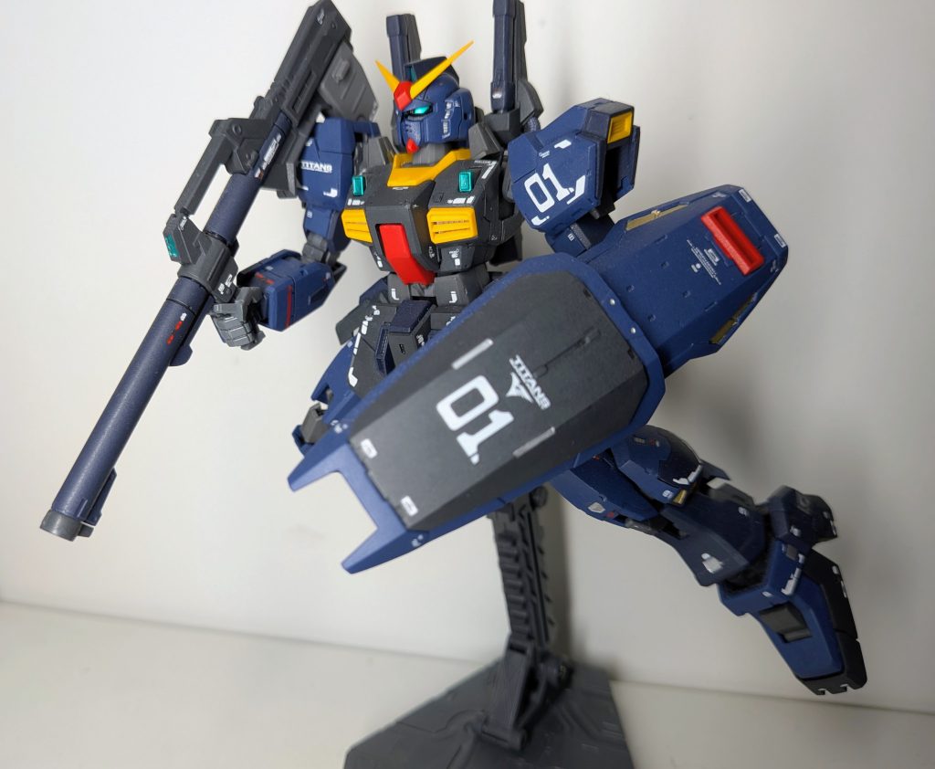 RG ガンダムMk-II（ティターンズ仕様）筆塗り全塗装