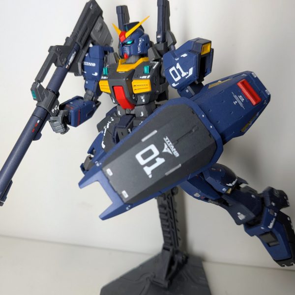 RG ガンダムMk-II（ティターンズ仕様）筆塗り全塗装