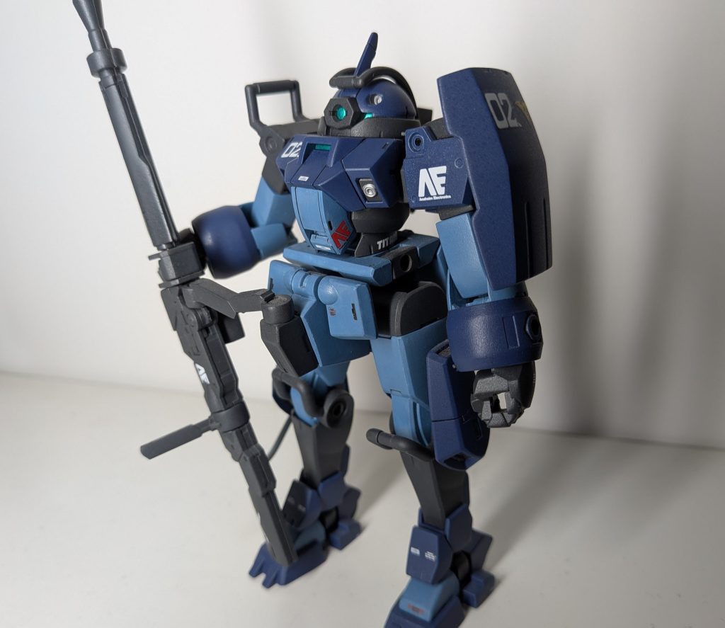 HG　デミトレーナー　チュチュ専用機　ティターンズカラー　筆塗り全塗装