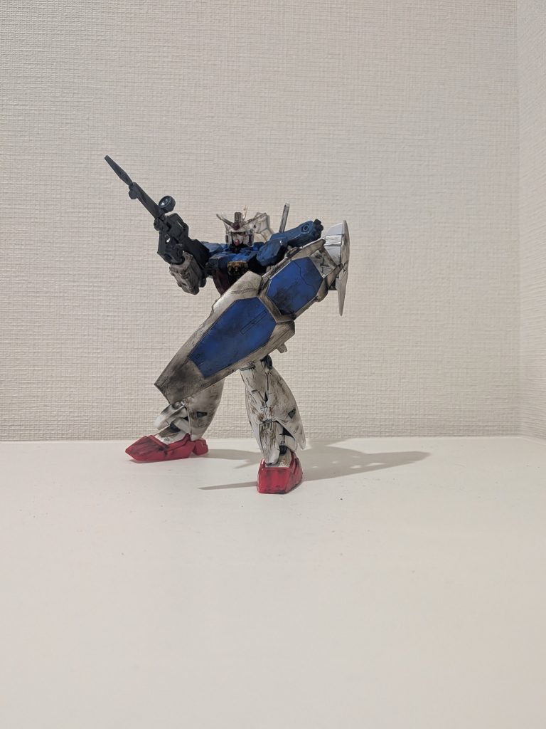 ガンダム試作一号　機汚し＆炙り