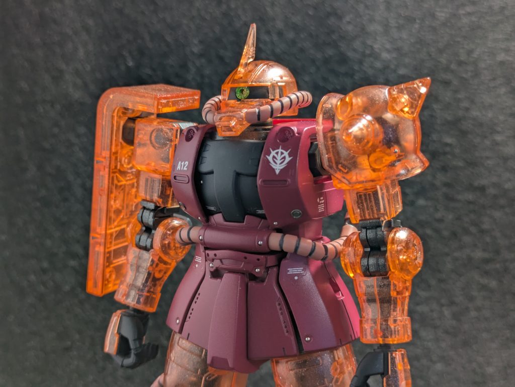 HG シャア専用ザクII 劇場限定 リミテッドクリアVer.