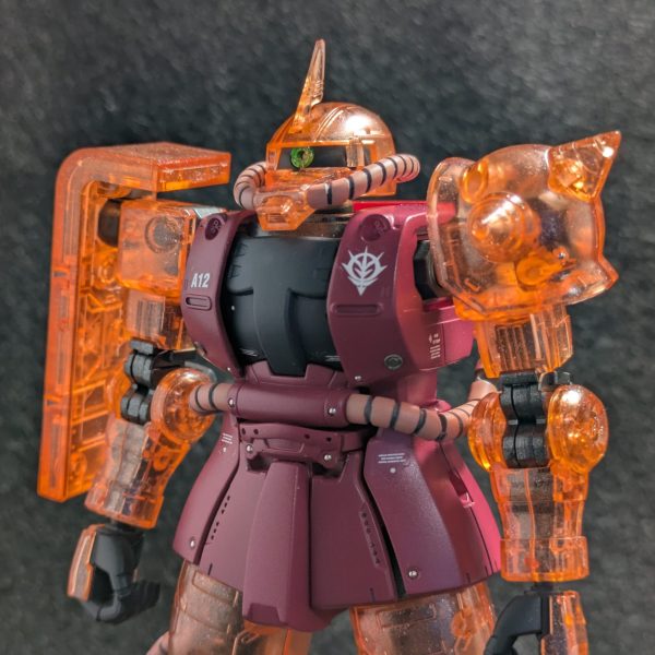 HG シャア専用ザクII 劇場限定 リミテッドクリアVer.
