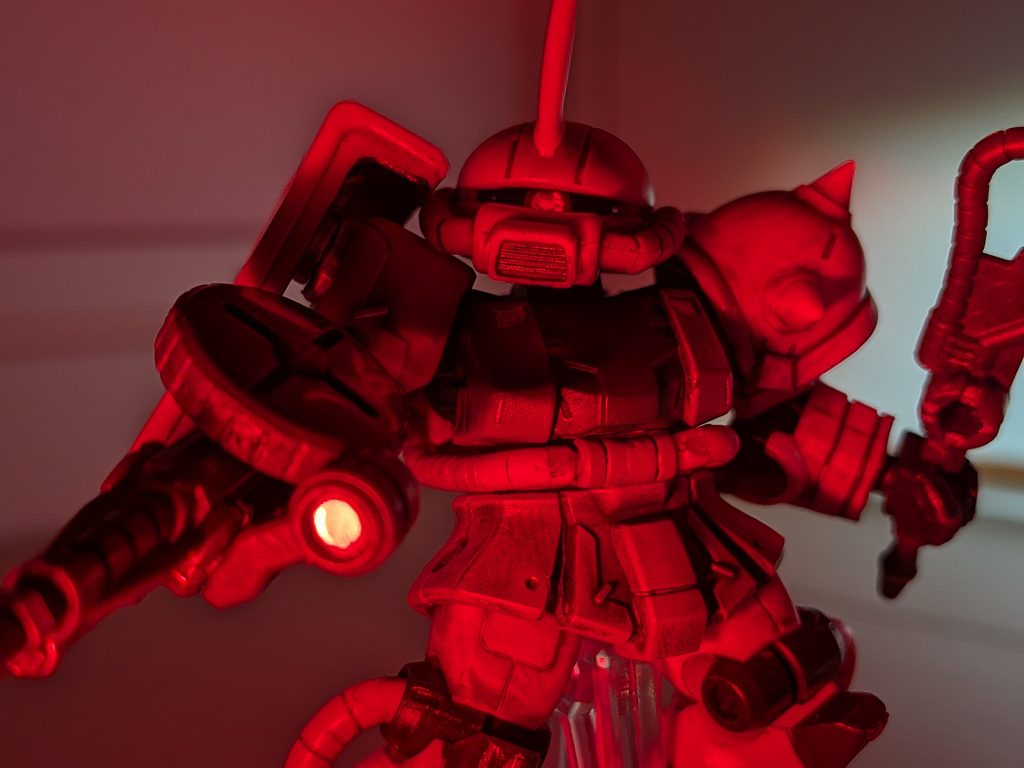 モビルスーツアンサンブル　シャア専用ザク完成！