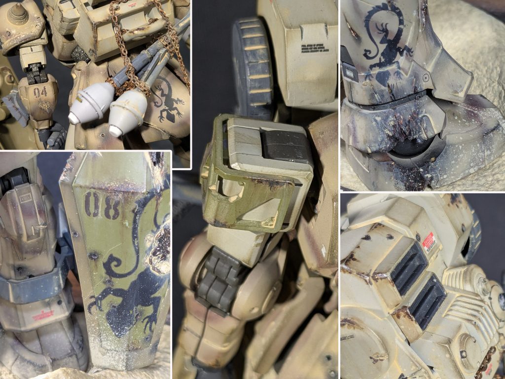 「あいつの盾を道連れに」　アクトザク砂漠仕様機–9枚目/制作者：おやじ