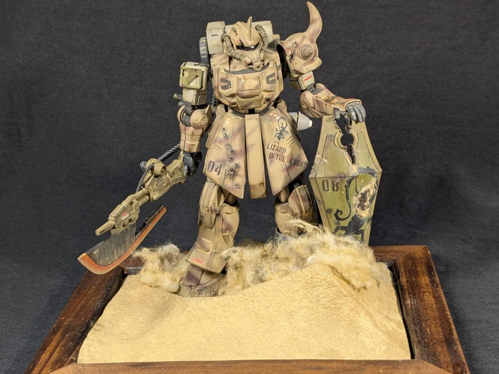 「あいつの盾を道連れに」　アクトザク砂漠仕様機–7枚目/制作者：おやじ