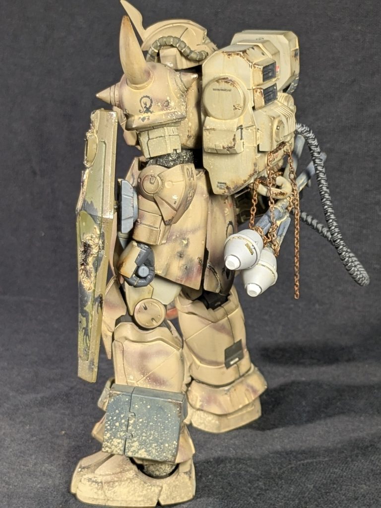 「あいつの盾を道連れに」　アクトザク砂漠仕様機–9枚目/制作者：おやじ