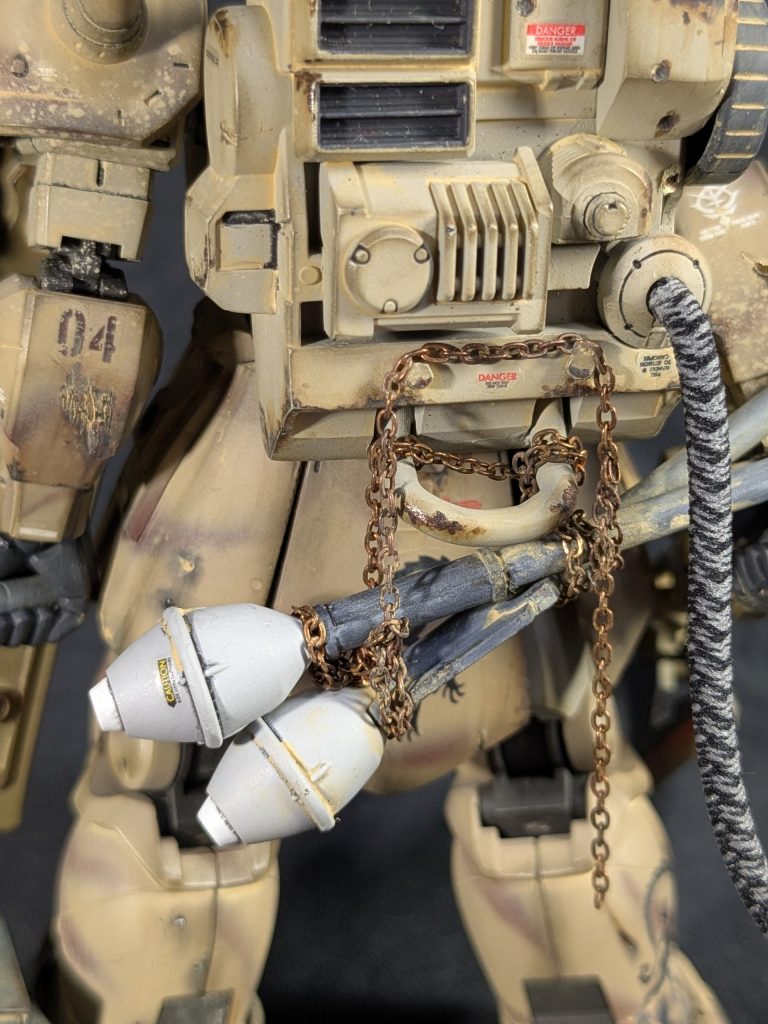 「あいつの盾を道連れに」　アクトザク砂漠仕様機–2枚目/制作者：おやじ