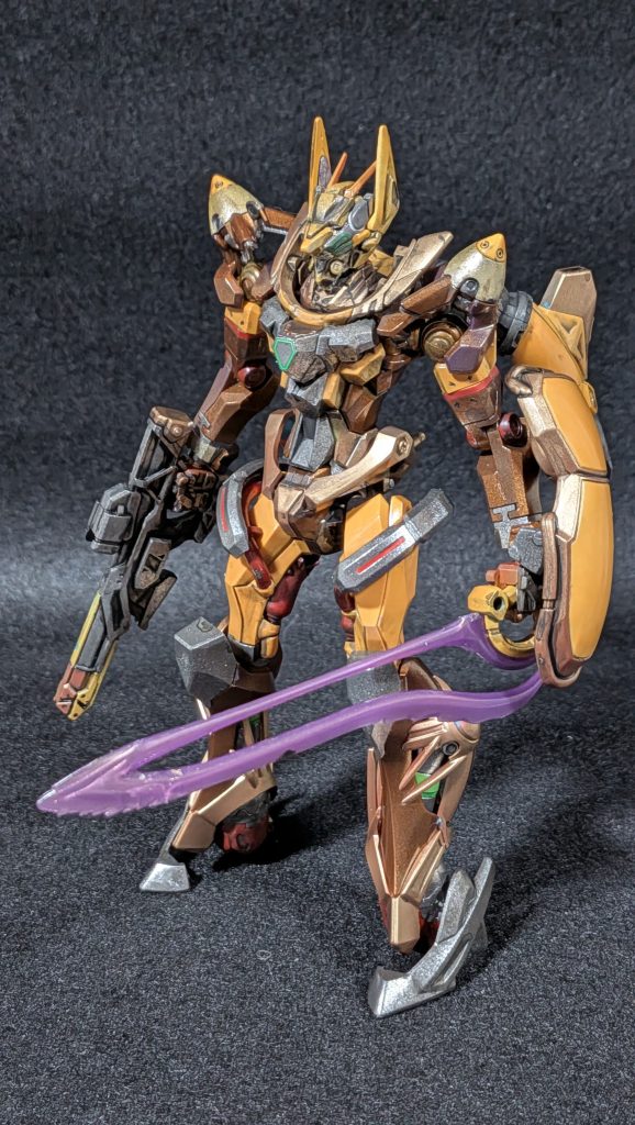 もともとパーツ分割と色の配色が凄いキットなので、マスキング無しでここまで塗り分け出来るってキットのポテンシャルに驚きを隠せません💦💦