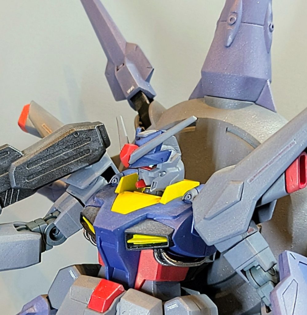 動力パイプはキットのものはカットしてスプリングで繋ぎました。ウェザリングもやってみましたがライフルはちょっとやり過ぎました。。。