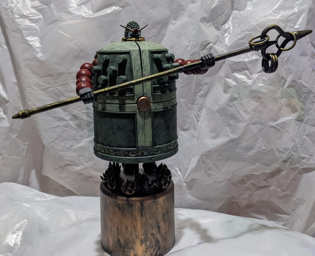 色のチョイスは渋めに塗装方法はドライブラシです。