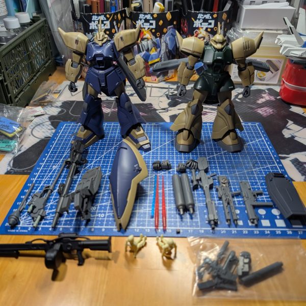 ゲルググの全”工程”完了です