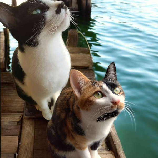 今日はモノアイの改造です☺️ドム定番のくり抜きから内部をちょこちょこといじくり…はい！出来上がりです(zaku-kao8)普段はビルダーズパーツのMSサイトレンズを使っていますが、今回は少し小さめにしたかったので初めてメタルパーツを購入してみました😁色々サイズもあって良いですね！え？何ですか？３つ？あ、ガンプラと関係ないですが暇だった時間に先代ニャンコと今のニャンコとのコラボ画像を作ってみました😸このGUNSTAに投稿するために会得した画像加工でこんなことも出来るようになりましたねwそして最近お気に入りのワイン(zaku-kao6)まるで我が家のニャンコ達のようw（4枚目）