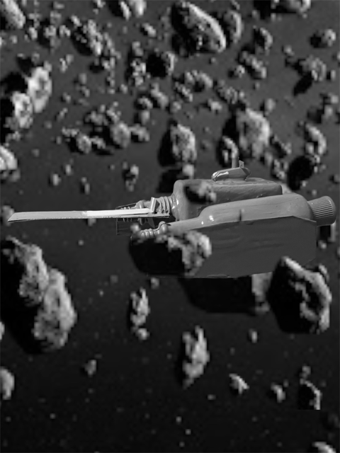 ハンティング開始12時間前。暗唱宙域に到着した螺鈿ワークス改装艦「カチョウフウゲツ改」。艦内で、今回の強襲・破壊作戦のブリーフィングが始まっていた。というわけで、哨戒を我々が相手をしている間に螺鈿ワークスさんには連中の巣穴に火をつけてもらう。あとは飛び出した獲物を罠に誘いこんで、引っかかった後はみんなで潰す。以上だ。ふざけた口調だが、その場にいる人間は誰一人おちゃらけてはないない。では、作戦にかかるぞ。その光景を脳裏に思い出しつつ、視界の下をアステロイドベルトをつっきる巨獣を見下ろす。さあて、鬼ごっこを始めるぞw一斉にバズーカの火砲が火を噴く!!飛んできた火砲に内心冷や汗を出しつつ、憤りとともに火砲の先に進む巨獣。逃がさない!!!!!!(# ゚Д゚)だがその精彩に欠いた思慮は、隕石に隠れたビームバリアーを見逃した。・・・・・・・!!!!!!?つぎの瞬間、巨獣をビームとショックの光が包んだ。(3枚目)