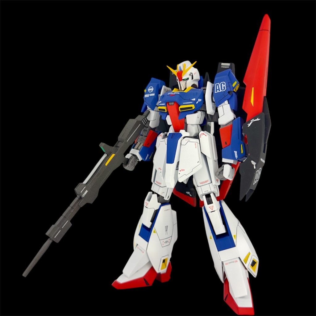 ビームライフルを持たせてパシャリ📸